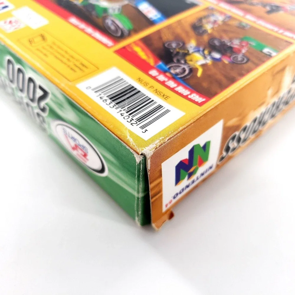 Supercross 2000 (Nintendo 64, 1999) Authentic Complete w/ Box & Manual Tested